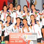 Congratulations to Jaya Raya Jakarta women's team for winning their third Djarum Superliga title (photo: PBSI)