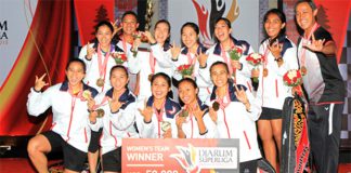 Congratulations to Jaya Raya Jakarta women's team for winning their third Djarum Superliga title (photo: PBSI)