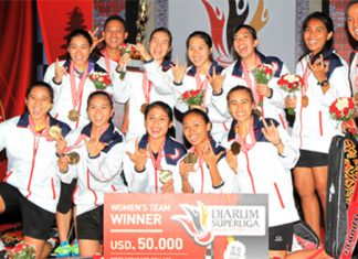 Congratulations to Jaya Raya Jakarta women's team for winning their third Djarum Superliga title (photo: PBSI)