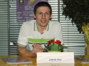 England's badminton head coach Jakob Hoi