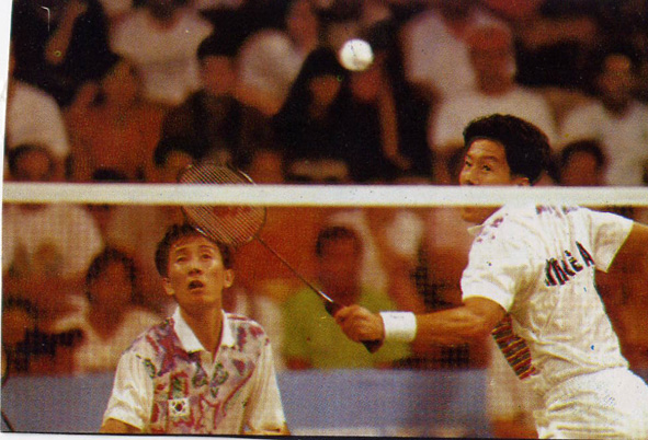 Park Joo Bong & Kim Moon Soo are the most formidable men's doubles pair in the world during late 80's to mid 90's