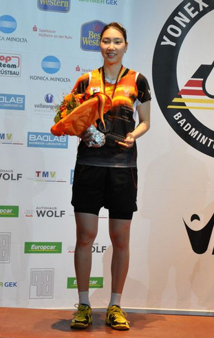 Sung Ji-Hyun (Photo: German Open Badminton)