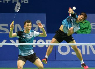 Lee Yong Dae (back) and Yoo Yeon Seong suffer 1st round exit at the All England