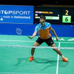 B Sai Praneeth is one of the rising badminton stars from India (photo: Badminton Swiss Open)