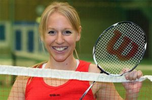 Gail Emms has said that having a baby saved her life - as she was suffering with depression