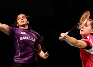Saina Nehwal (left) and Carolina Marin could play their way into the world No.1 spot at the India Open Super Series.