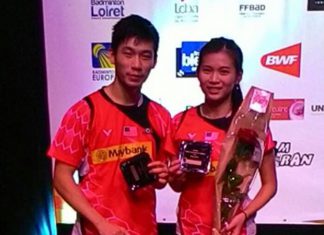 Chan Peng Soon-Goh Liu Ying, all the luck to you both. Keep focus and believe in yourself. (photo: Goh Liu Ying's FB)