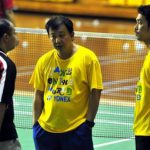 Hendrawan, Tey Seu Bock, Rashid Sidek (from left) have been coaching in BAM for many years.