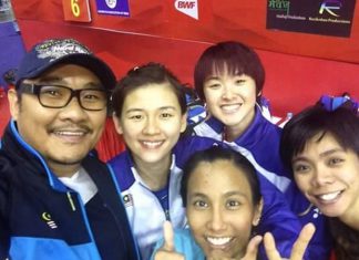 Coach Rosman should be proud of Vivian Hoo-Woon Khe Wei and Amelia Alicia Anscelly/Soong Fie Cho's performances on Day 1 of Malaysia Open (photo: Rosman Razak's FB)