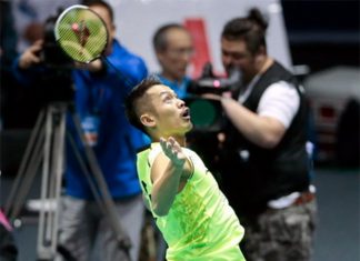 Lin Dan seals an easy win at Badminton Asia Championships on Wednesday