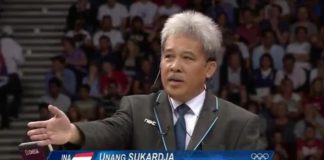 Unang Sukardja chaired the men’s singles final in the London Olympic Games between Lin Dan and Lee Chong Wei, often called the best match ever played.