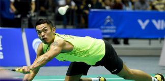Lin Dan is on course to defend the Badminton Asia Championships title