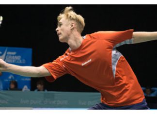 New Zealander badminton player Christopher Steeghs