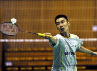 Lee Chong Wei returns to train with the Malaysian team on May 1st. (photo: Bernama)