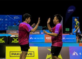 Lim Khim Wah (left) and Hoon Thien How are both very talented men's doubles player. (photo: New Zealand badminton)