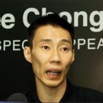 Lee Chong Wei attends a signing ceremony between BAM and XOX mobile on Tuesday. (photo: Bernama)