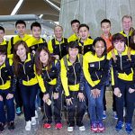 Group picture of the Malaysia Sudirman Cup team before their departure to Dongguan, China. (photo: Utusan)
