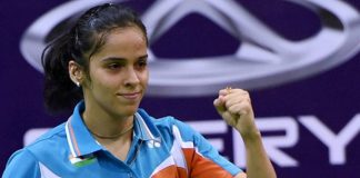 Saina Nehwal provides a strong advantage for India in women's singles category at the Sudirman Cup.