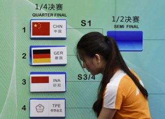 Malaysia vs Korea would be the highlight of the 2015 Sudirman Cup quarter-finals
