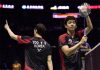 Yoo Yeon-Seong/Lee Yong-Dae (right) have a lot of fans in Dongguan, China