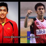 Jonatan Christie (left) and Firman Abdul Kholik are two young players with huge potential.