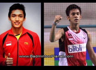 Jonatan Christie (left) and Firman Abdul Kholik are two young players with huge potential.