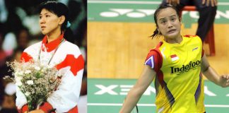 The legendary Susi Susanti (left) has some good advice for Hanna Ramadini.