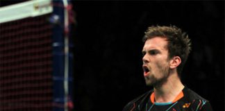 Jan Jorgensen on course to defend Indonesia Open crown.