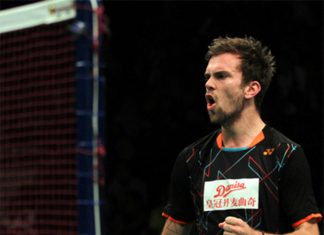Jan Jorgensen on course to defend Indonesia Open crown.