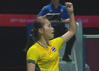 Ratchanok Intanon brings back the gold for Thai women at SEA Games.