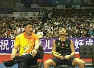 Lin Dan expressed his "disappointment" at the China Badminton Super League's sponsor.