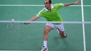 Ireland's Scott Evans is seen as one of the favourites for gold in the men's singles Badminton tournament at the Baku 2015 Games.