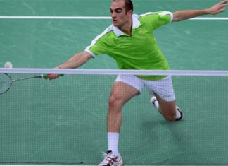 Ireland's Scott Evans is seen as one of the favourites for gold in the men's singles Badminton tournament at the Baku 2015 Games.