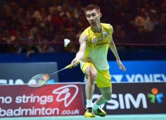 Lee Chong Wei survives scare in Canada Open men's singles 3rd round.