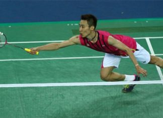 Wishing Lee Chong Wei luck in the Canada Open final.