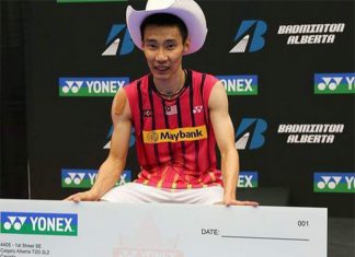 Congratulations to Lee Chong Wei for his Canada Open title! (photo: Lee Chong Wei's FB)