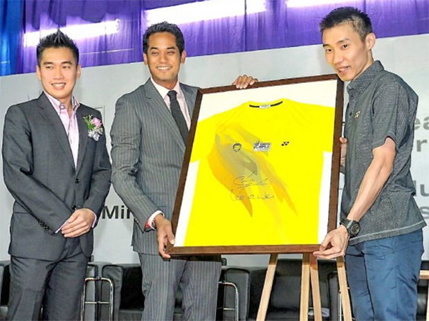 Purple League's CEO Jack Koh (left), Malaysia’s Youth and Sports Minister Khairy Jamaluddin and Lee Chong Wei during the launch of Malaysia Purple League in April 2014. Purple League's CEO Jack Koh (left), Malaysia’s Youth and Sports Minister Khairy Jamaluddin and Lee Chong Wei during the launch of Malaysia Purple League in April 2014.