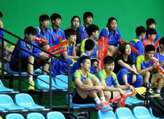 This group of young Chinese shuttlers have given the chance to defend their Asia Junior Championships mixed team title on Wednesday. (photo: Granular)