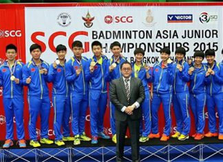 China is the 2015 Asia Junior mixed team championships. (photo: Granular)