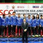 Team Indonesia at the 2015 Asia Junior mixed team championships. (Photo: Granular)