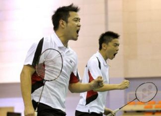 Koo Kien Keat (left) and Tan Boon Heong continue to shine in men's doubles badminton.