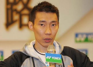 Lee Chong Wei speaks to the media during a press conference at Chinese Taipei Open on Tuesday. (photo: Reuters)