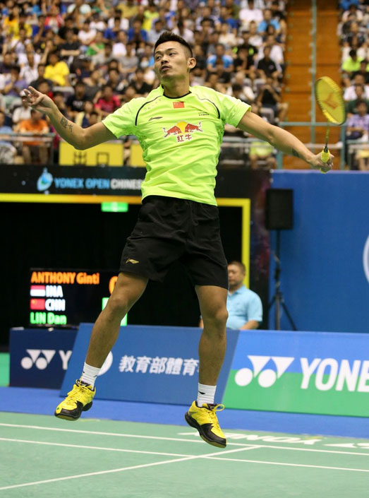 Lin Dan is on course to defend his Chinese Taipei Open title. (photo: Reuters)