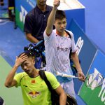 Chou Tien Chen becomes the first Taiwanese player to defeat Lin Dan. (photo: AP)
