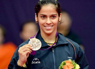 India's badminton sweetheart Saina Nehwal.