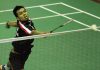 Iskandar Zulkarnain Zainuddin plays relentlessly and aggressively in the Perak Open quarter-finals.