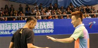 Lee Chong Wei (right) already exceeded alł expectations, so no pressure just go and enjoy it at the World Championships.