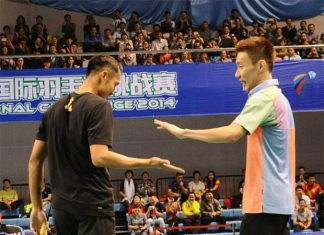 Lee Chong Wei (right) already exceeded alł expectations, so no pressure just go and enjoy it at the World Championships.