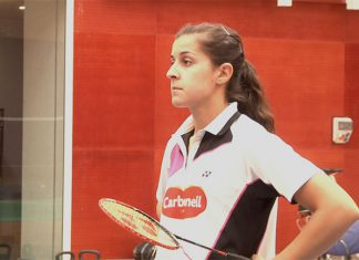 Carolina Marin is working to recover in time for the World Championships.
