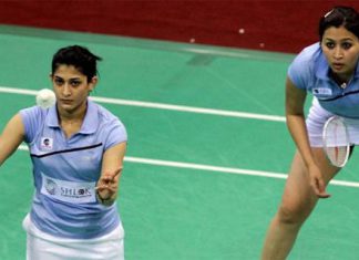 Jwala Gutta (right) and Ashwini Ponnappa are currently at World No. 12